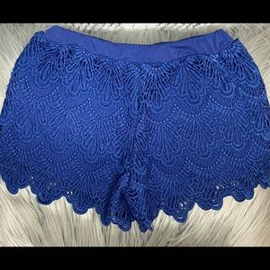 Girls lace shorts